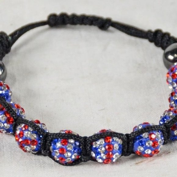 Multi Colored Glass Bracelet - Picture 2 of 2